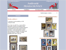 Tablet Screenshot of antikvariat-praha.cz